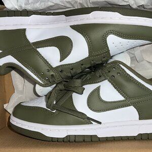 Brand New Olive Green Women Nike Dunk Size 5.5